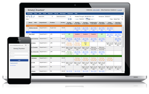 Online Employee Scheduling Software Intro ScheduleAnywhere