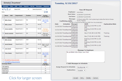 make your schedule online