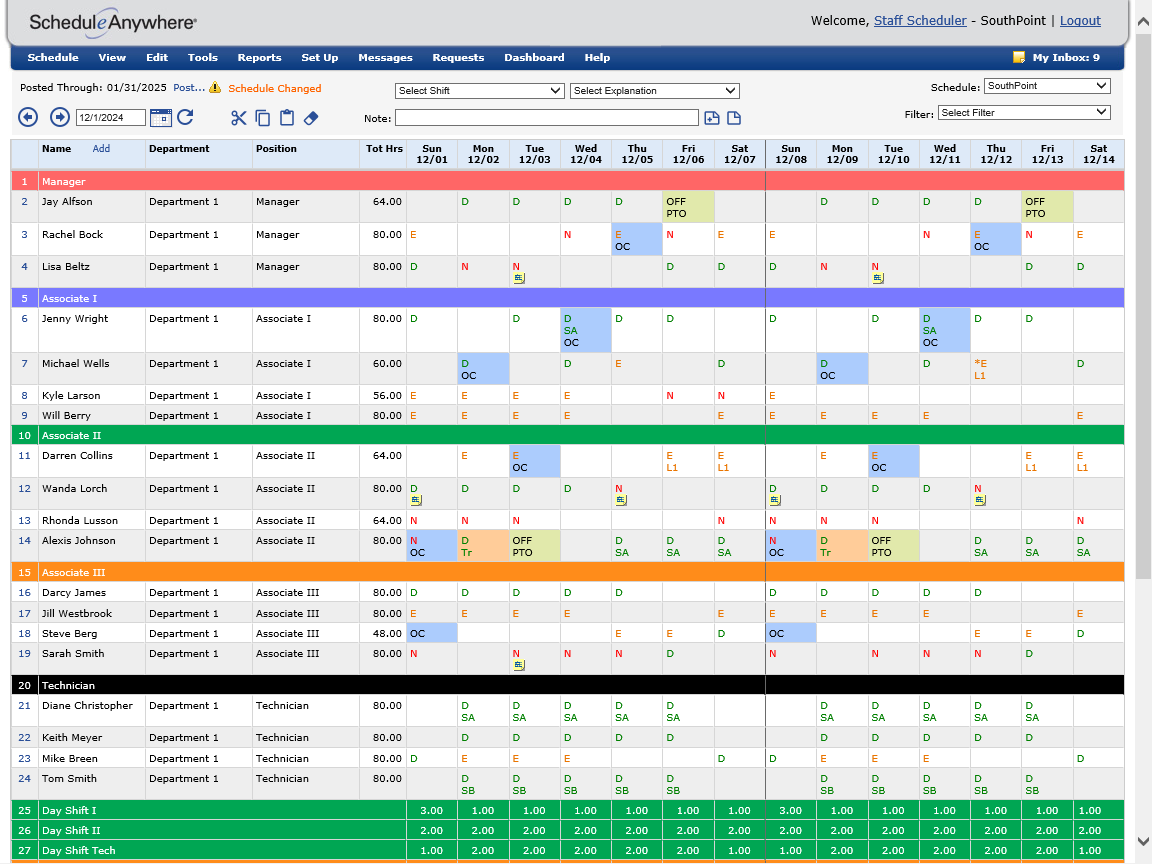 Save Time & Money ScheduleAnywhere