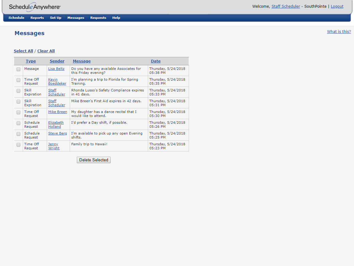 open shift management with staff scheduling software scheduleanywhere