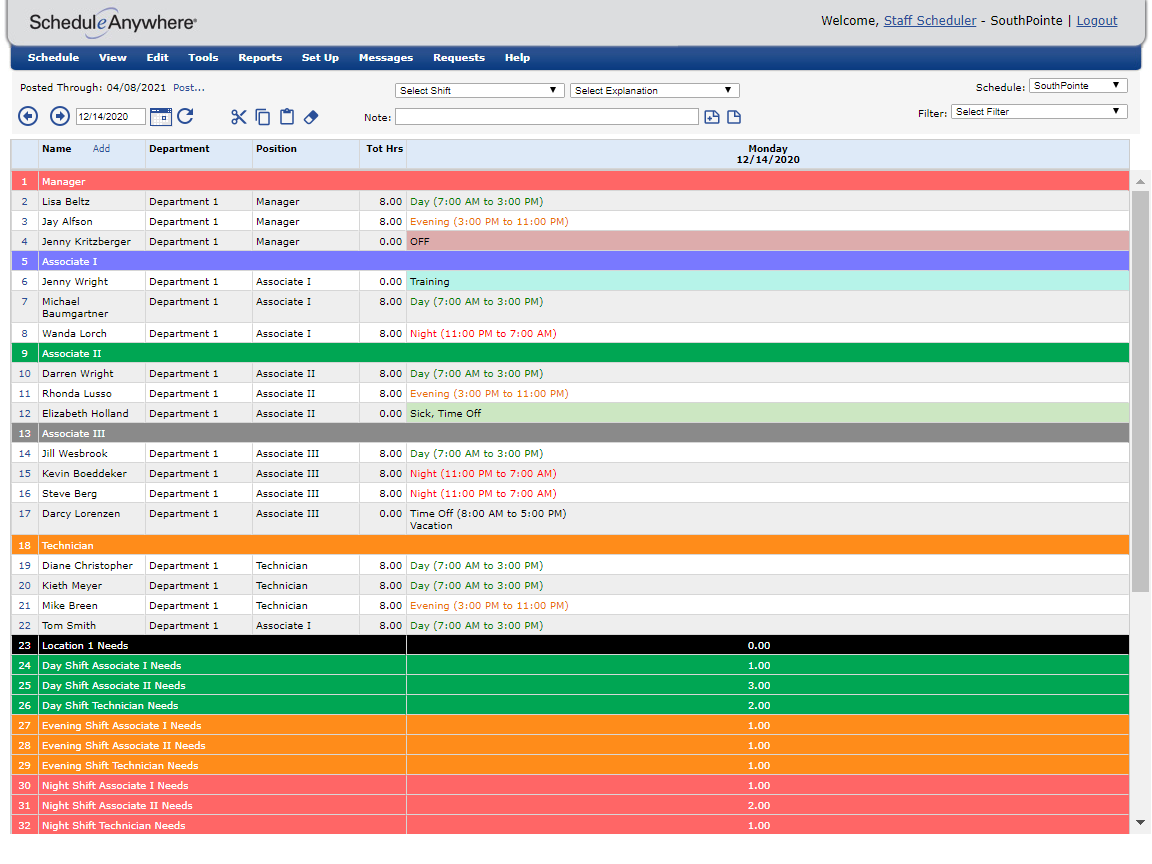 Schedule Anywhere Login Examples And Forms