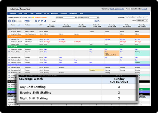 Cover all your emergency response or management shifts on the best scheduling software available.