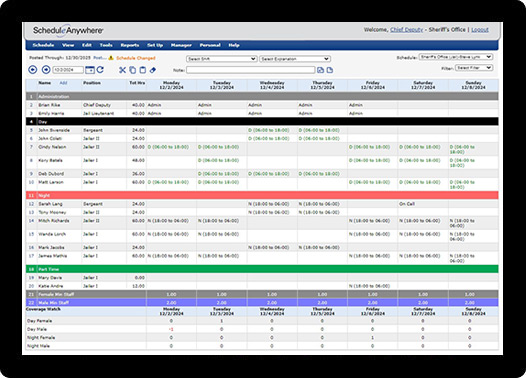 ScheduleAnywhere is advancing staff and shift schedule making beyond spreadsheets and paper trails.