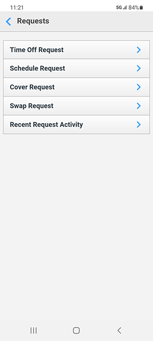 Easily submit requests with a mobile phone.