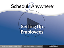 Adding employees to online staff scheduling software