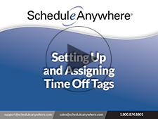 See how to set up and assign time off tags