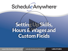 Track Employee Skills, Certifications and Wages for Staff Scheduling