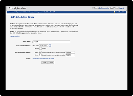 Make it easy for your employees to schedule their own shifts while maintaining the level of control you need.