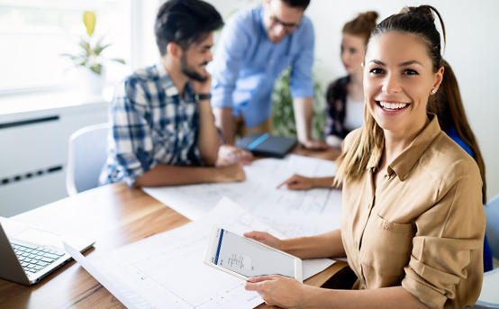 Email and text message your staff directly from the online scheduling app from meetings or anywhere else.