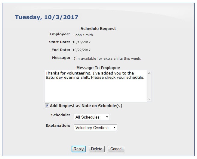 Review Schedule Requests Online ScheduleAnywhere